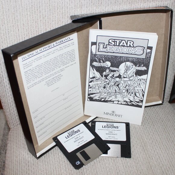 3/$77❤️vintage 1992 Mindcraft Star Legions Big Box Supernova Creations PC Game - Picture 5 of 11